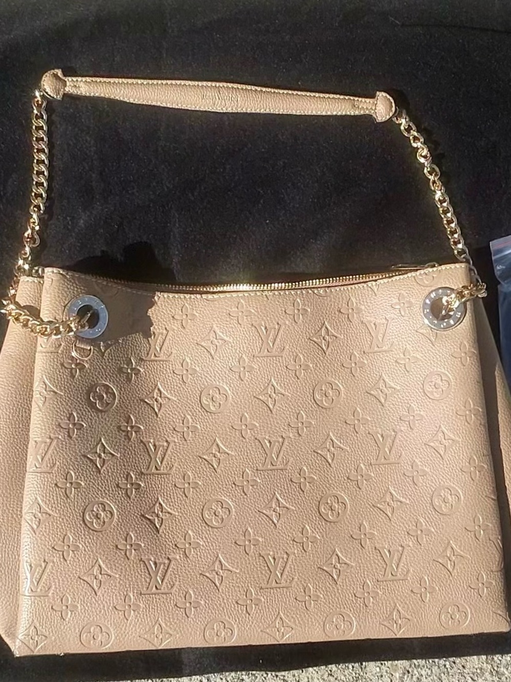 Louis Vuitton Beige Monogram Tote Charm and Tag Set